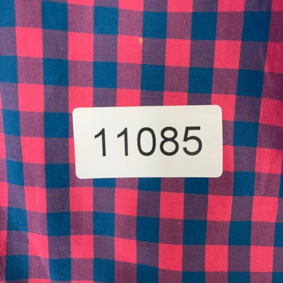 UNTUCKit‎ Shirt Adult Extra Large Red/Blue Long Sleeve Slim Fit Preppy Mens - Picture 10 of 10